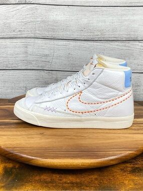 Nike Blazer Mid 77 Vintage Nike 101 Pastel Blue Shoes DX2350-100 Women’s Size 12